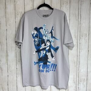 Yuri On Ice!!! T-Shirt Gray Grey L Lootwear Exclusive Loot Anime 2020